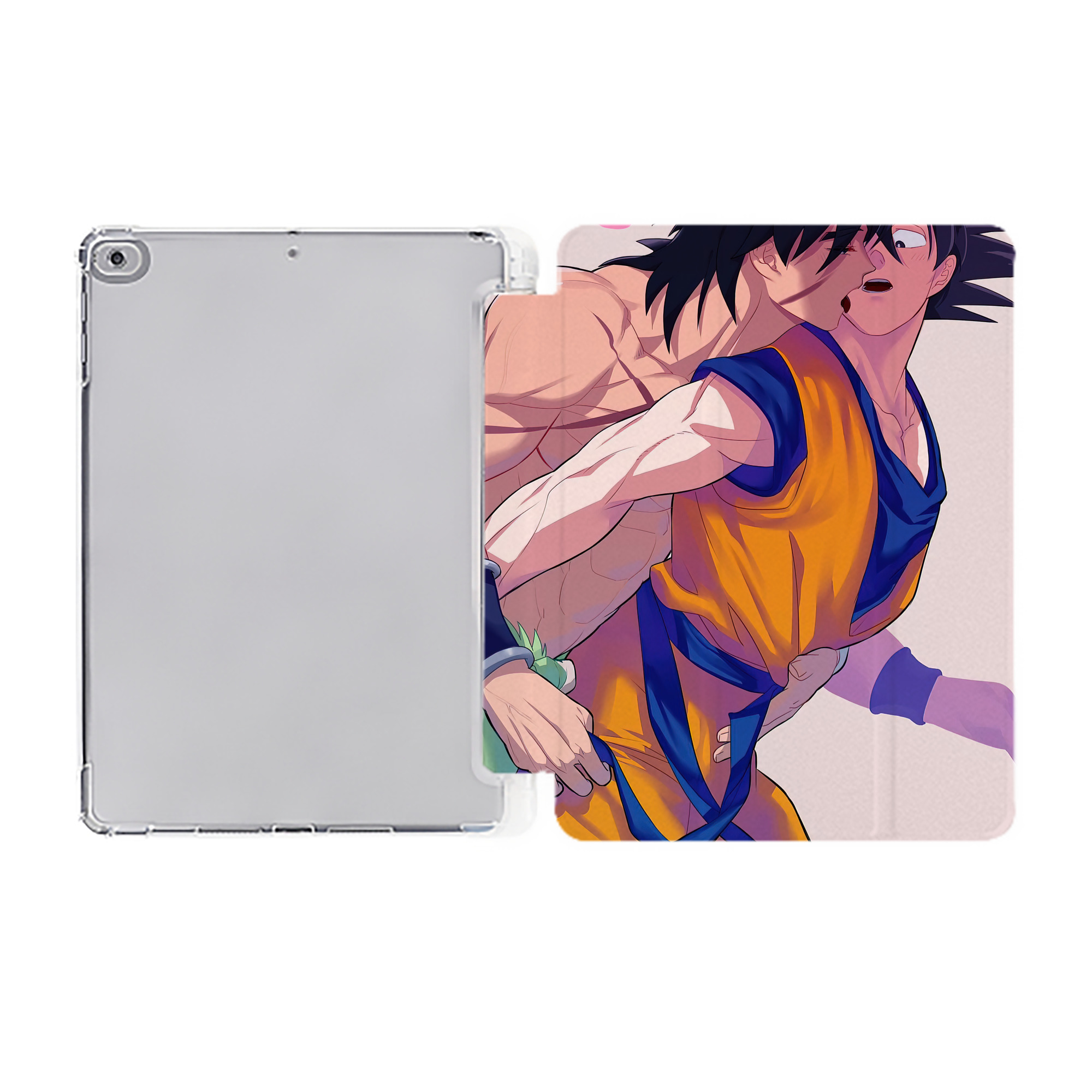 （画像用） ドラゴンボール DRAGON BALL IPad ケース ペン収納付き 三つ折りスタンド PUレザー×シリコン 対応機種9.5/10.5/10.9インチ